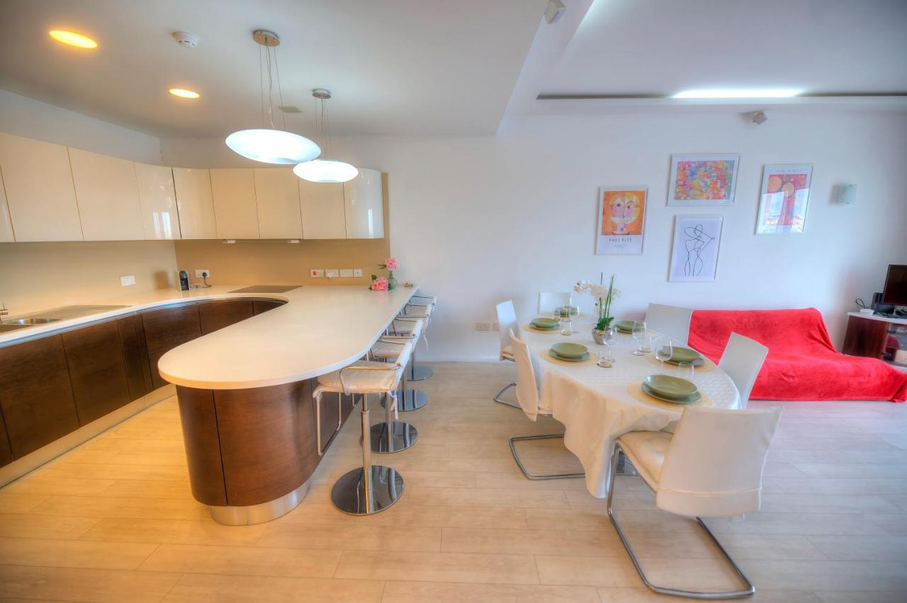 Bright And Spacious 3 Bedroom Apartment With Breathtaking Views - Goslm-5 斯利马 外观 照片